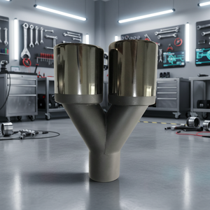 Prix d'usine JTLD, embout d'échappement double en acier inoxydable poli style <span class=keywords><strong>Remus</strong></span> avec garantie, ajustement universel - Product Image 3