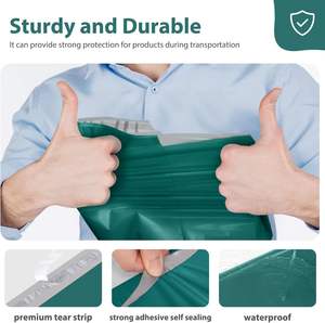 Huamaohengchun Poly <b>Bubble</b> Mailers 12x15.5 Inch 50 Pcs Waterproof Eco-Friendly Recyclable Strong Adhesive Heavy Duty Bags - Product Image 3