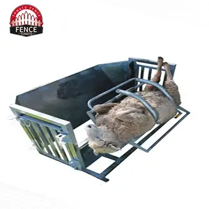 Steel Goat Handling Equipment Sheep Catcher Turnover Crate