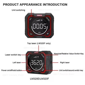 UNI-T LM320F Digital Angle Meters Four-side Magnets Protractor Magnetic Inclinometer Angle Tester Bevel Box <b>Measuring</b> <b>Tools</b> - Product Image 3