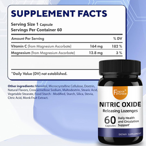 Complément d'oxyde nitrique pour la santé cérébrale des hommes et des femmes – 60 capsules d'oxyde nitrique – Soutien du fabricant - Product Image 6