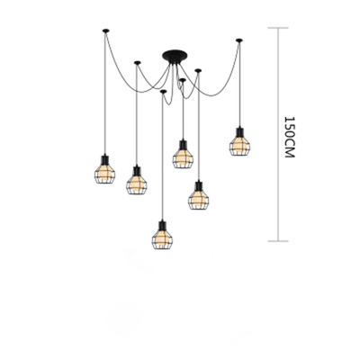 Lustre à 6 têtes