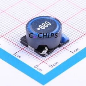 SMDRS1265-680N ตัวเหนี่ยวนำไฟฟ้าแบบ SMD, ขนาด 12.5x12.5 มม. ( ค่าความเหนี่ยวนำ: 68uH ) ( ความแม่นยำ: 30% กระแสไฟฟ้าที่กำหนด: 2A ) - Product Image 1