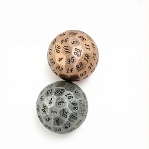 Vente en gros directe usine : Dés polyédriques D100 de 50 mm en métal 100D pour jeux de table <span class=keywords><strong>et</strong></span> Dungeons and <span class=keywords><strong>Dragons</strong></span> - Product Image 2