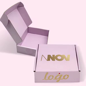 環境にやさしいカスタムロゴプリント段ボール紙メーラー卸売ヒジャーブ包装箱靴下毛皮用ギフト配送 - Product Image 4