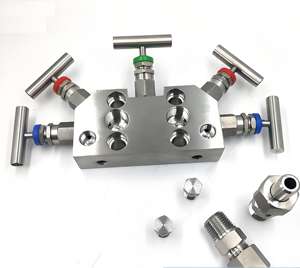 स्टेनलेस स्टील पांच वाल्व कई गुना रोसेमीटर 3051 अंतर दबाव ट्रांसमीटर रोसेसेंट 304/305/306 पारंपरिक कई गुना - Product Image 1