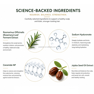 Siero per Capelli con Peptidi Fermentati <span class=keywords><strong>di</strong></span> Rosmarino a Marchio Privato, Essenza per il Cuoio Capelluto, Controllo dell'Oleosità e Aumento del Volume per Capelli Grassi - Product Image 5