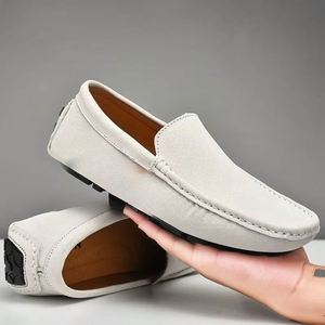 MD-148 Mocassins Penny Loafers Élégants pour Hommes en Daim et Cuir, Respirants, Légers, Antidérapants, pour l'Été - Product Image 3