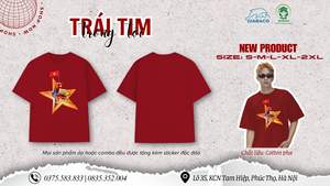 Camiseta Premium con estampado de celebración del Día DE LA Independencia de Vietnam, tela de punto de manga corta antiarrugas, venta al por mayor informal Unisex - Product Image 5