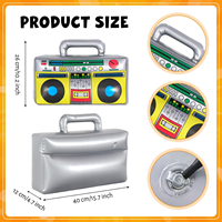 Jouet radio portable gonflable en PVC – Jouet radio éducatif gonflable en PVC pour l'apprentissage des enfants