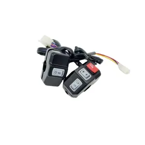 Electric motor horn lighting direction combination control switch