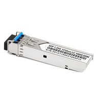 Module émetteur-récepteur optique SFP BiDi 1,25 G, TX1550nm RX1310nm, transmission jusqu'à 20 km, connecteur SC simple pour fibre monomode