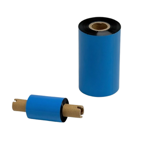 Ruban de transfert thermique TTR Wax 100mm*300m Film PET Compatible avec plusieurs marques pour les imprimantes d'étiquettes de transfert thermique Zebra - Product Image 1