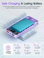 Meilleure vente Original Ultra-mince câble intégré 22.5W chargeur rapide 10000mAh grande capacité Portable Power Bank pour iPhone