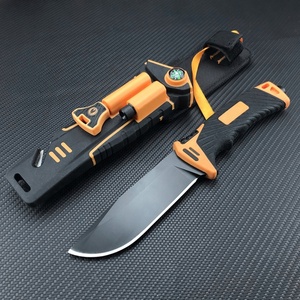 Cuchillo Multifuncional para Camping y Caza al Aire Libre con Encendedor y Mini Linterna, Personalizable OEM, Hoja Fija 7Cr13Mov - Product Image 2