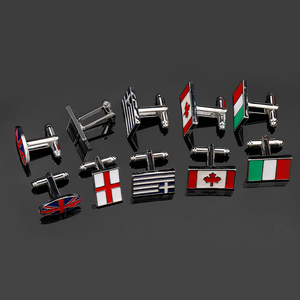 Bán Buôn Chất Lượng Cao Cờ Khuy Măng Sét Các Nhà Sản Xuất Tùy Chỉnh Mềm Men Cứng Số Lượng Lớn Cờ Ve Áo Pin Huy Hiệu Khuy Măng Sét - Product Image 3