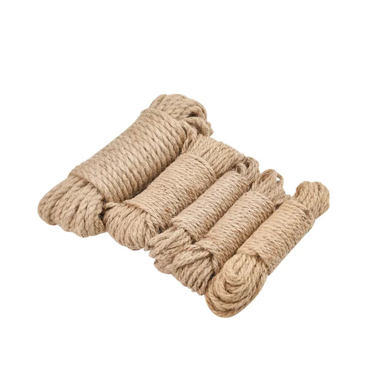 Yuchen naturel corde de chanvre corde de Jute corde de colis ficelle de Jute 5mm corde de Jute corde de Sisal de jardinage corde de ficelle de Jute 3 plis