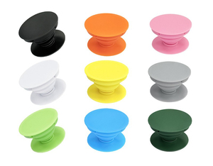 IStapromo Gifts Silicone <b>Phone</b> Pop Socket Grip Stand Holder One Touch Release Desk Mount Multi Color Options - Product Image 1