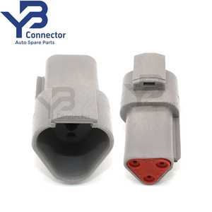 Sıcak satış otomotiv DT04-3P Deutsch DT serisi su geçirmez <span class=keywords><strong>3</strong></span> Pin erkek konnektörler - Product Image 1