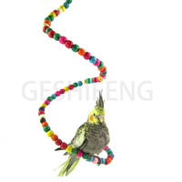 Jouets pour perroquets en dropshipping d'usine, ensemble de jouets en corde pour perroquets, accessoires d'entraînement pour oiseaux de compagnie, jouet pour oiseaux//