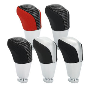 Poignée de levier de vitesses Lexus Reiz Mark X en fibre de carbone ergonomique avec ou sans base - Product Image 4