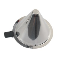 Filtre à café professionnel en acier inoxydable sans papier, accessoires pour expresso, filtre à café