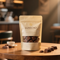 Sachet Doypack Personnalisé pour Chips, Chocolats, Bonbons et Snacks, Sachet Plastique Refermable avec Fenêtre Transparente