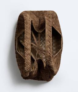 Bottega BV Travel Campana Shoulder bag with archival silhouette in supple Intrecciato leather featuring a tie closure Veneta - Product Image 3