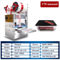 Machine à sceller les boîtes à lunch en plastique multifonction pour aliments de restauration rapide Bento Scelleuse d'emballage de plateaux à lunch frais