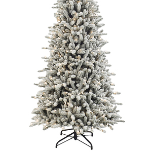 Árbol de Navidad artificial de flocado de alta calidad, árbol de Navidad flocado realista Led para interiores - Product Image 3