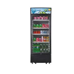 220v r134a 120l 170l cheap mini frost free glass door refrigerator freezer with handle and key