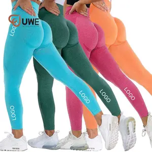 OEM Stretchy Compression Gym Workout Pants High Waist Scrunch Butt Yoga Legging For Women