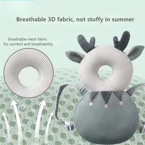 Cuscino Protettivo Anti-Caduta per Neonati, <span class=keywords><strong>Casco</strong></span> di Sicurezza per Bambini che Imparano a Camminare, Protezione per la Testa Traspirante Anti-Collisione - Product Image 4