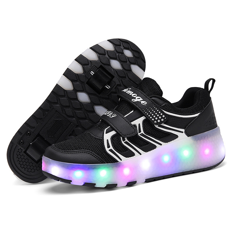 New Double Wheel Light Shoes Factory