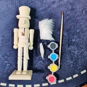 <span class=keywords><strong>Casse</strong></span>-<span class=keywords><strong>noisette</strong></span> en bois non peint de 18 cm, jouets de Noël pour enfants, décorations de Noël, <span class=keywords><strong>casse</strong></span>-<span class=keywords><strong>noisette</strong></span> en bois, soldat de Noël, décoration de Noël avec peinture - Product Image 2