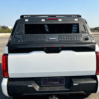 Hard-top en aluminium robuste pour camionnette, pliable manuellement, trois portes, étanche, verrouillable, couvre-benne utilitaire