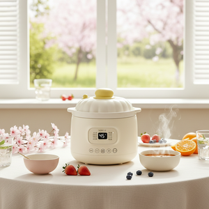 <span class=keywords><strong>2026</strong></span> Neues Produkt: Programmierbarer elektrischer Slow Cooker mit Keramikdeckel für die tägliche gesunde Küche im Haushalt - Product Image 1