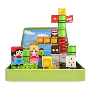 Kit di Cubi Magnetici di Tendenza con <span class=keywords><strong>Pezzi</strong></span> Educativi da 2,0 cm e Confezione Regalo Personalizzata per lo Sviluppo Sensoriale, l'Apprendimento e il Gioco - Product Image 2