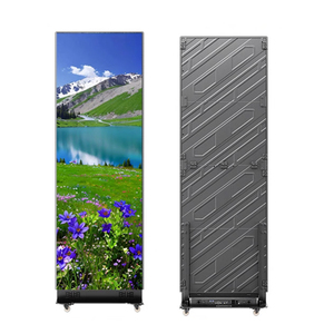 Nhà máy miễn phí đứng di chuyển có thể gập lại GoB trong nhà p2.5 p1.8 p1.5 kỹ thuật số <span class=keywords><strong>LED</strong></span> quảng cáo dẫn hiển thị áp phích Màn hình <span class=keywords><strong>LED</strong></span> biểu ngữ - Product Image 2