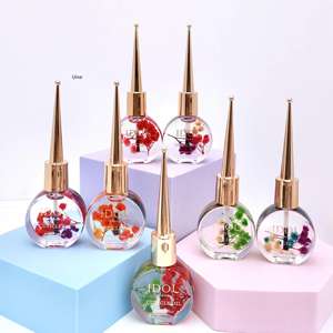 Huile pour cuticules de luxe <span class=keywords><strong>Ulive</strong></span> avec fleurs fraîches, multiples parfums, vitamine E et kératine naturelle 14 ml pour les ongles, salon - Product Image 1