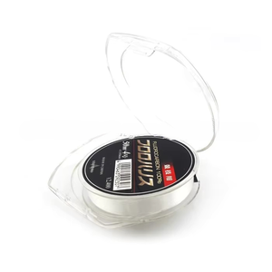 Línea de Pesca de Fluorocarbono Japonesa de 50 m, 100% Fluorocarbono, Duradera, de Alta Resistencia, Transparente, para Agua Salada - Product Image 2