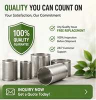 Tube filtrant fritté OEM ODM en acier inoxydable 304, cartouche de filtration liquide à haut débit en maille métallique, qualité industrielle Hy-L28