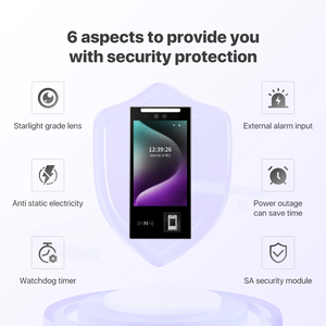 FCV4907 NFC tarayıcı parmak izi katılım makinesi gece görüş yüz tanıma Linux AccessControl ücretsiz SDK OEM ODM sıfırlama - Product Image 4