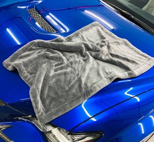 Serviette <span class=keywords><strong>de</strong></span> séchage <span class=keywords><strong>de</strong></span> voiture en microfibre grande taille à boucles torsadées, <span class=keywords><strong>chiffon</strong></span> absorbant pour lavage et <span class=keywords><strong>nettoyage</strong></span> <span class=keywords><strong>de</strong></span> voiture 1200gsm 1300gsm 1400gsm - Product Image 6
