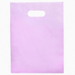 Bolsas de compras de plástico transparente con logotipo personalizado Impresión flexográfica de longitud manual Bolsas retráctiles de grado alimenticio reciclables Supermercado Venta al por menor - Product Image 6