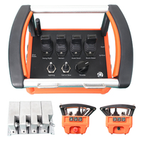 Sistema de Control Remoto Inalámbrico por Radio con 4 Joysticks y Actuadores para Grúas Montadas en Camiones y Adaptación de Maquinaria Hidráulica
