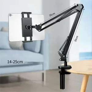 Support de tablette et de téléphone à bras long réglable multi-angles avec rotation à 360 degrés <span class=keywords><strong>pour</strong></span> lit, bureau, canapé, maison - Product Image 2