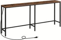 Console en bois de couleur grise personnalisée, tables consoles modernes de luxe, table console d'entrée en bois de luxe