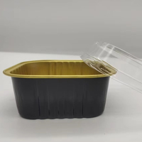 Récipient jetable en aluminium avec couvercles Moule à pizza en PET Plateau à tarte Moule à cupcake Tasse de cuisson