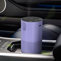Diffuseur d'arômes de voiture numérique portable sans fil à écran tactile, rechargeable sans eau, avec batterie au lithium intégrée 10ML